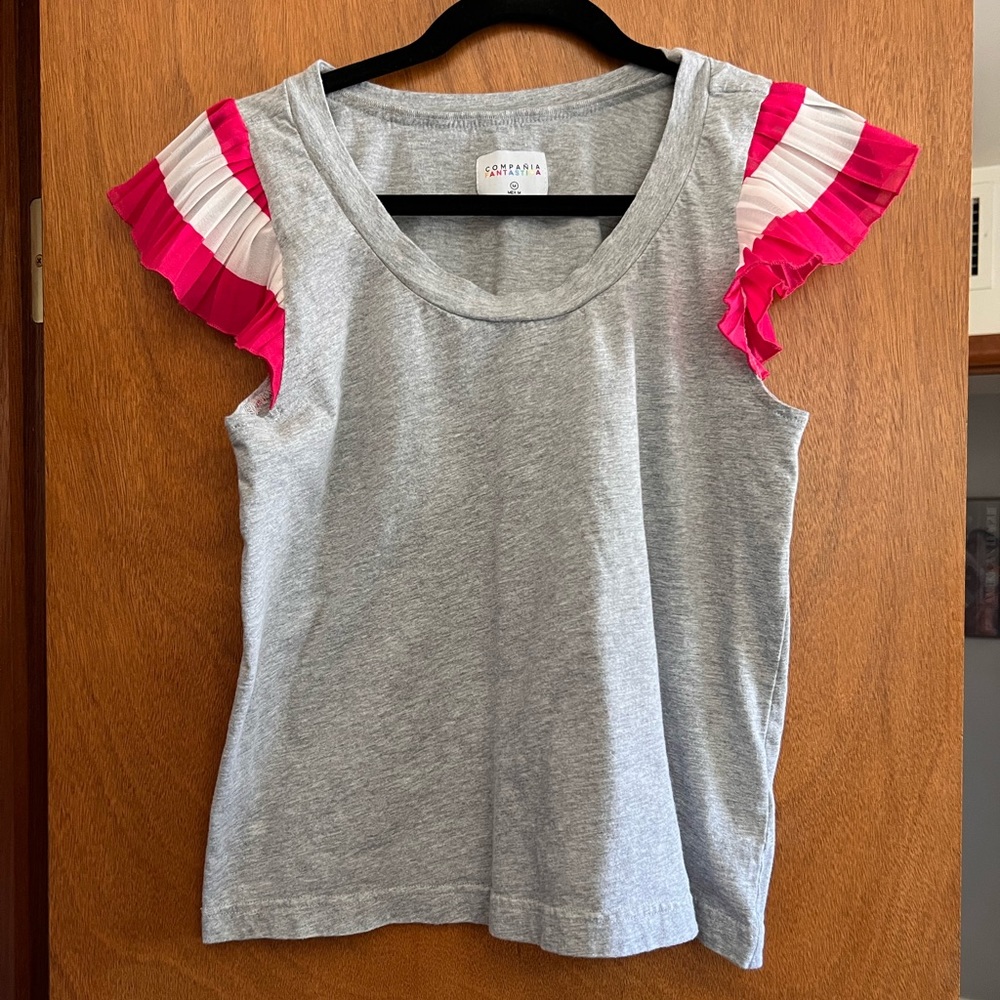 Compania Fatastica Ruffled Sleeve Tee